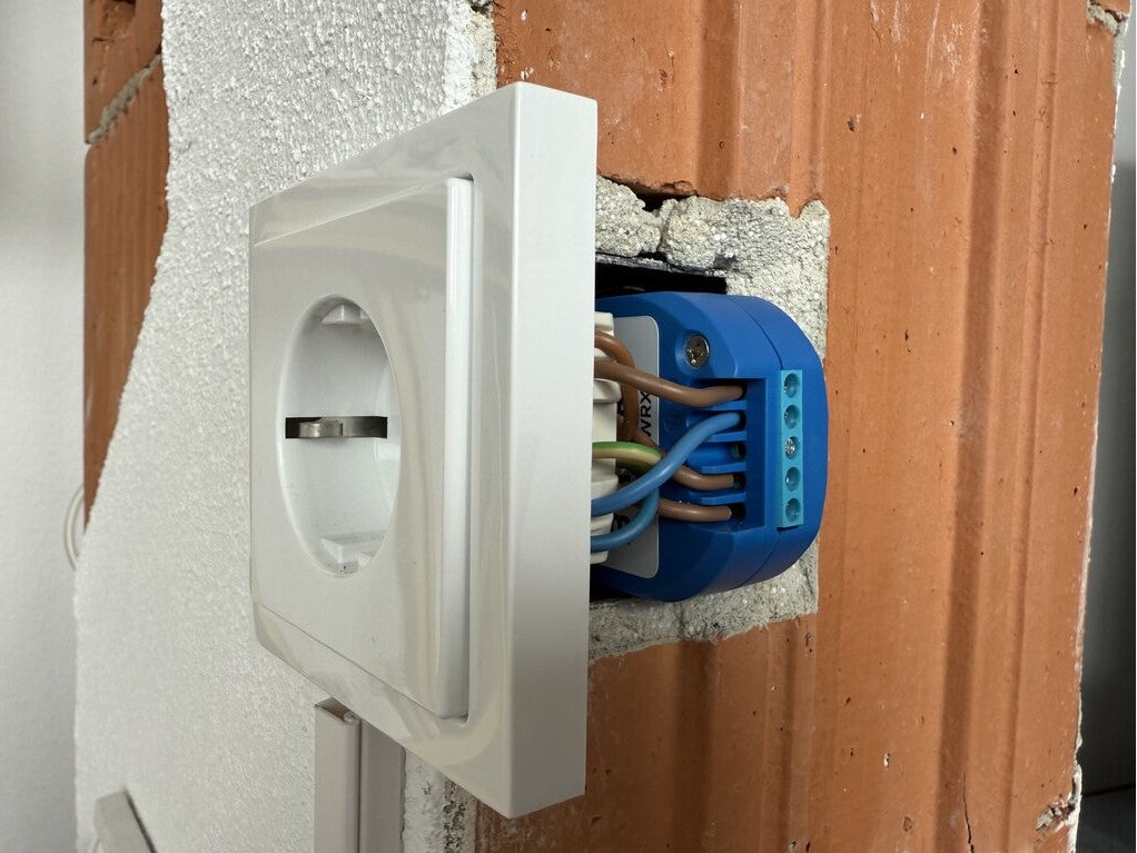 BL220WRX blau - Funk-Empfänger Unterputz 68mm Dose für dezentrale KWL 6,3A NO&NC DIBt