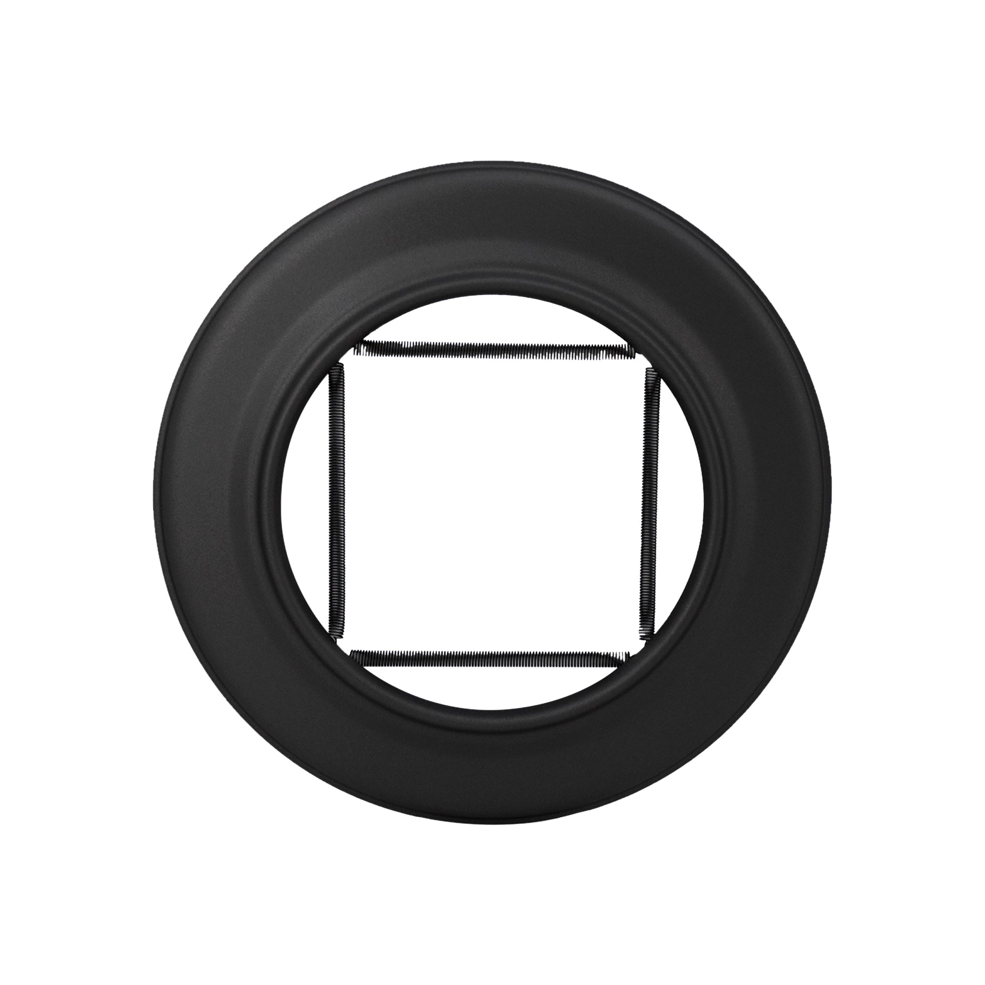 Wall rosette with 50 mm edge with tension springs