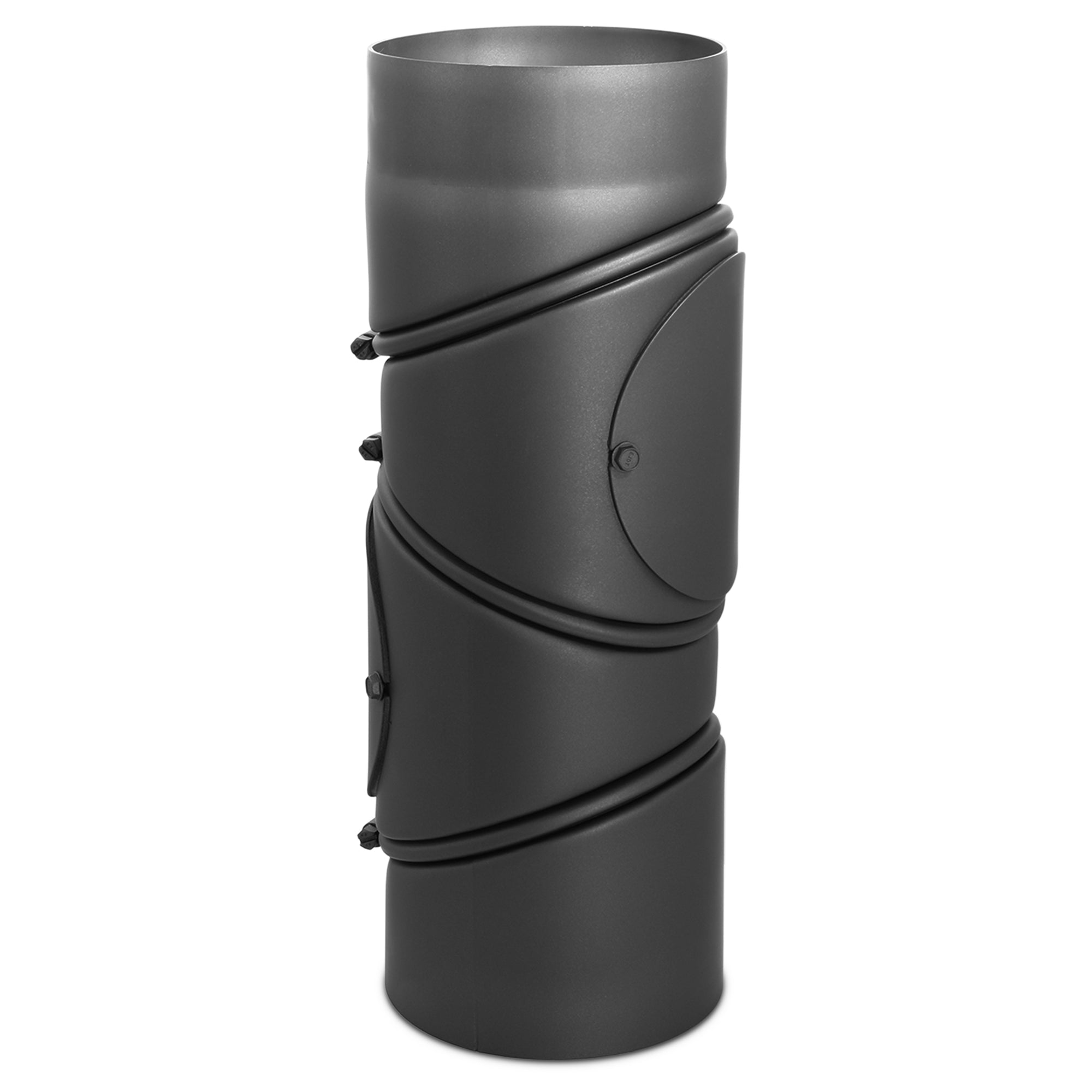 Stovepipe elbow 0° - 135° adjustable with cleaning door