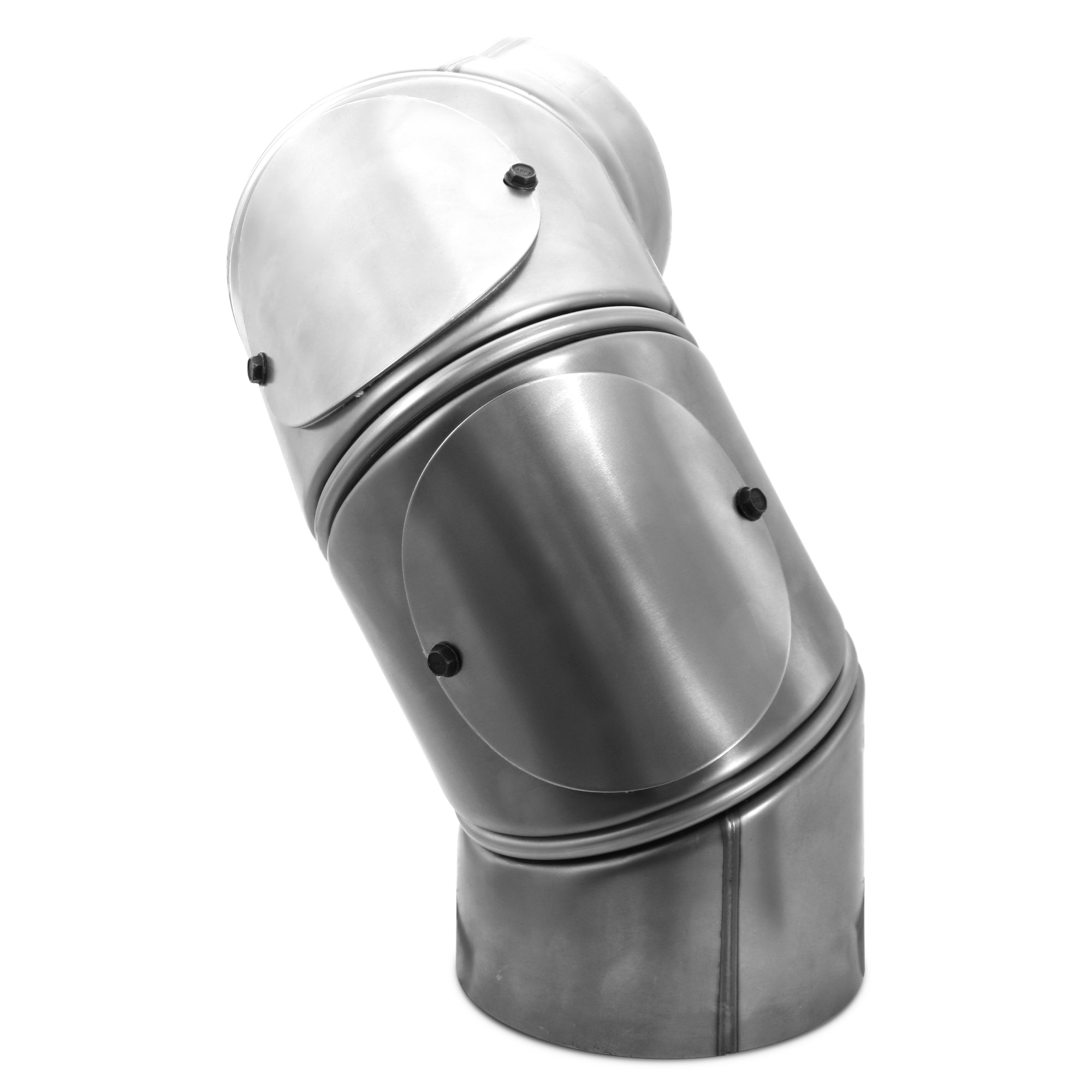 Stovepipe elbow 0° - 135° adjustable with cleaning door