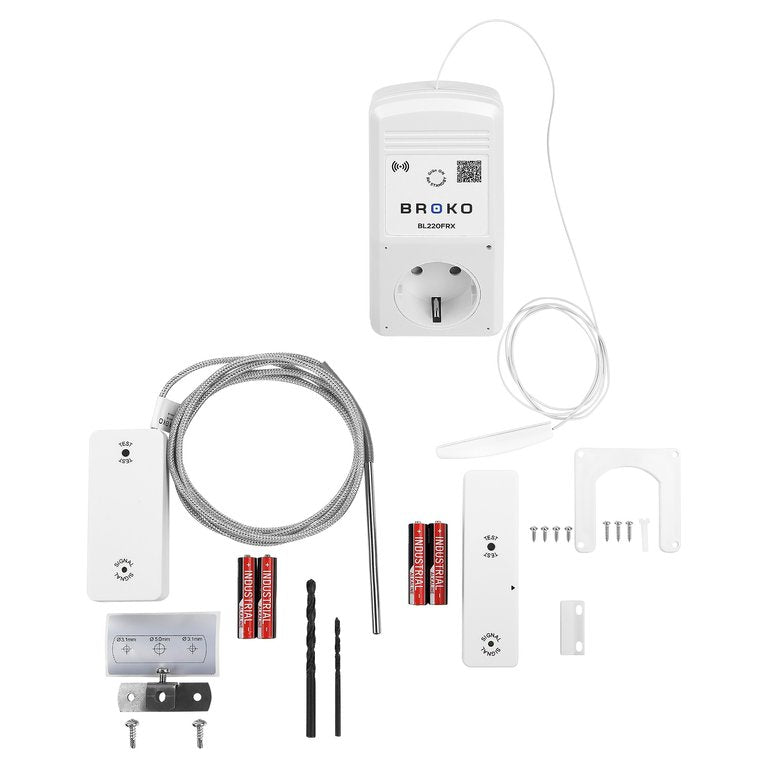 BROKO BL220FT | Radio receiver with temperature sensor