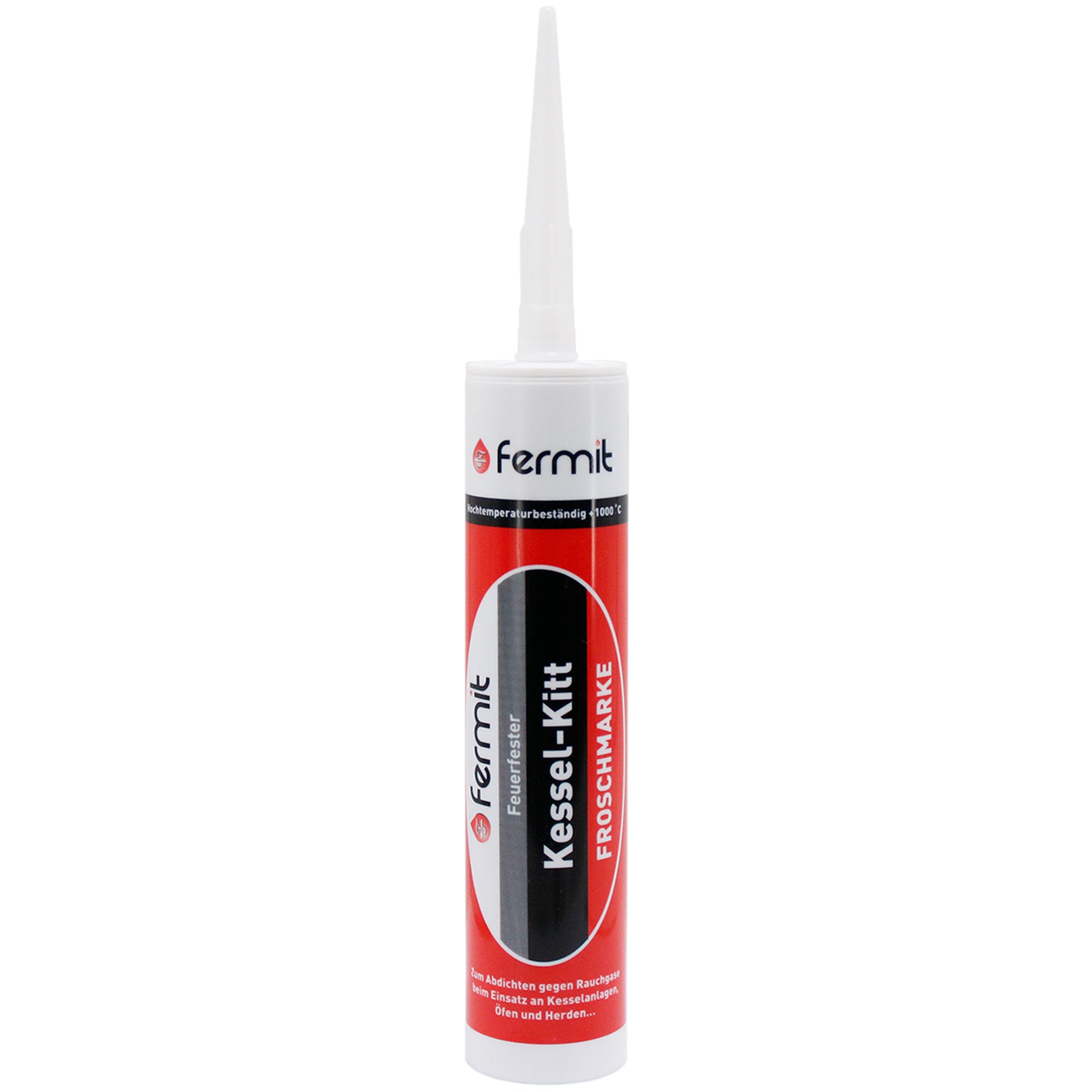 Kessel- Ofenkitt - Hochtemperatur-Kitt feuerfest - 310 ml