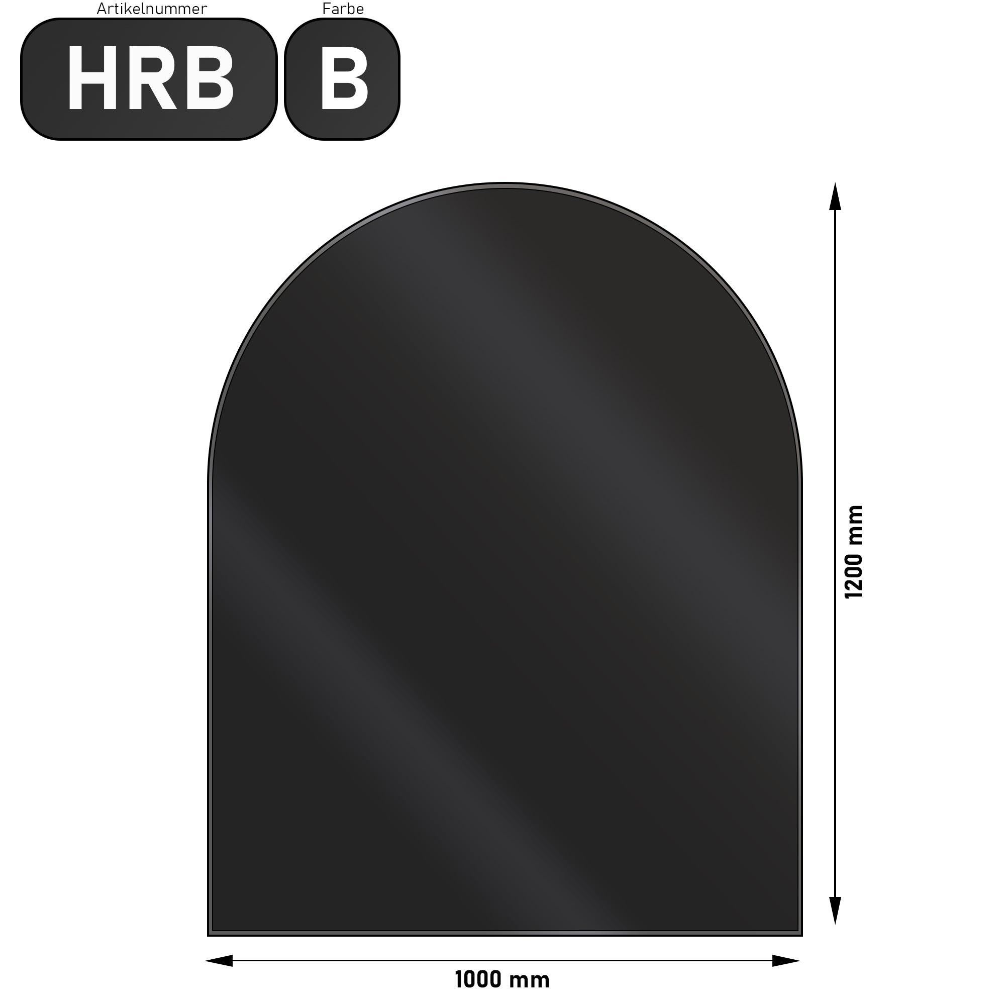 Half round large