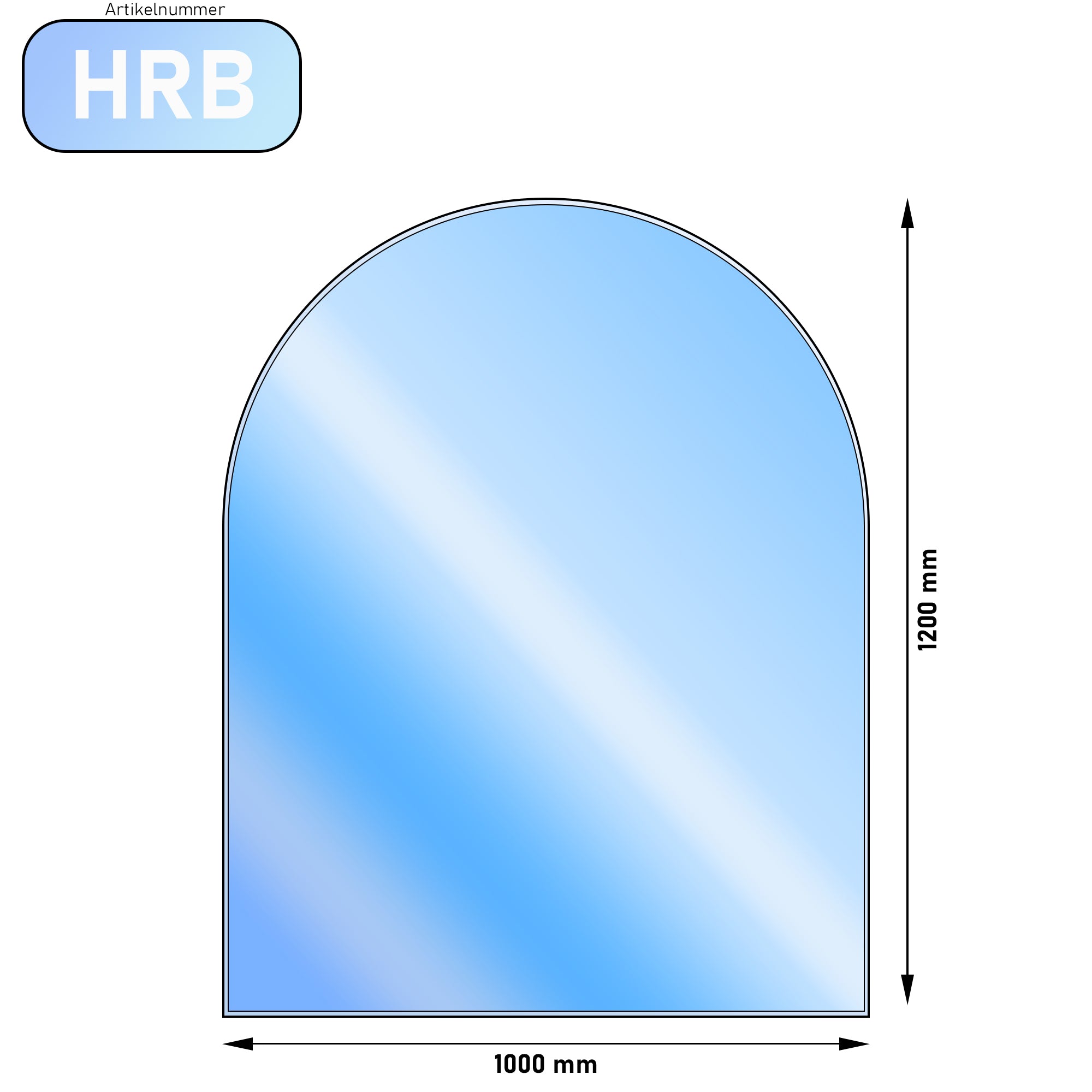 Half round large