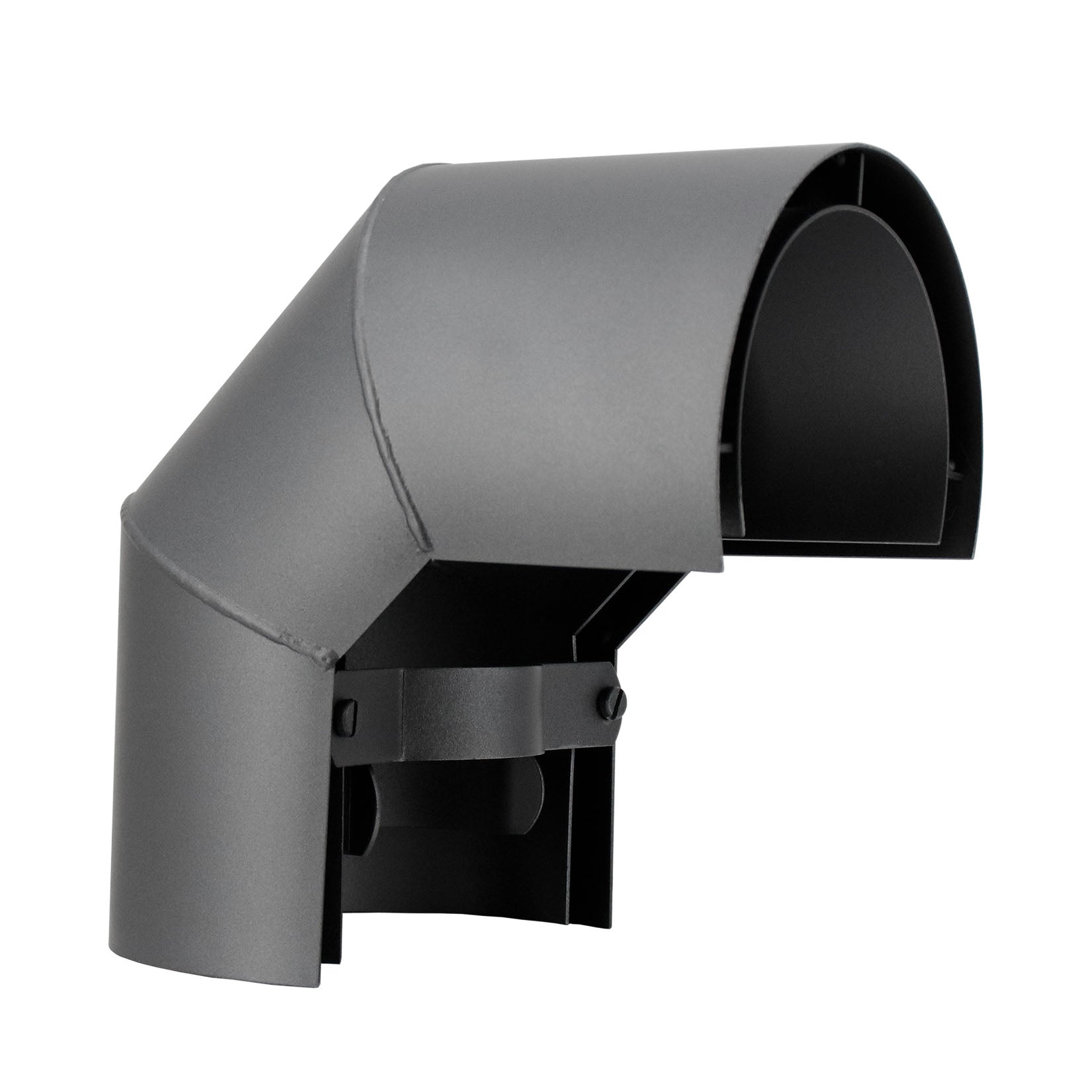 Heat protection / thermal shield elbow 90°, mounting above