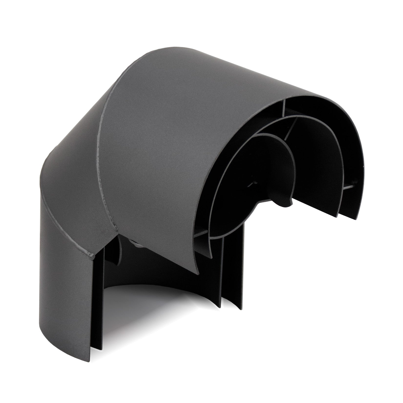 Heat protection / thermal shield elbow 90°, mounting above
