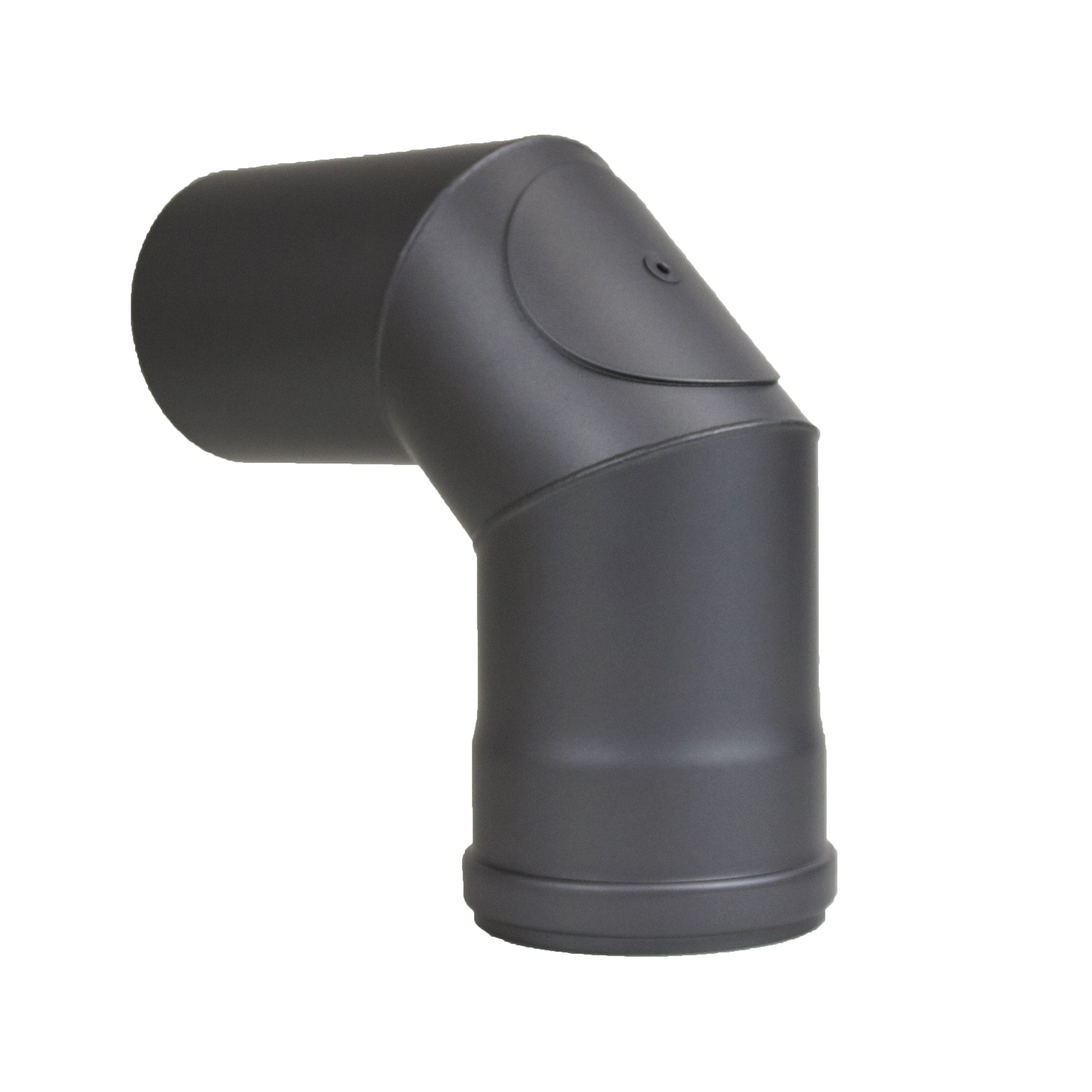 Pellet Stovepipe elbow 90° (2x45°) with cleaning door