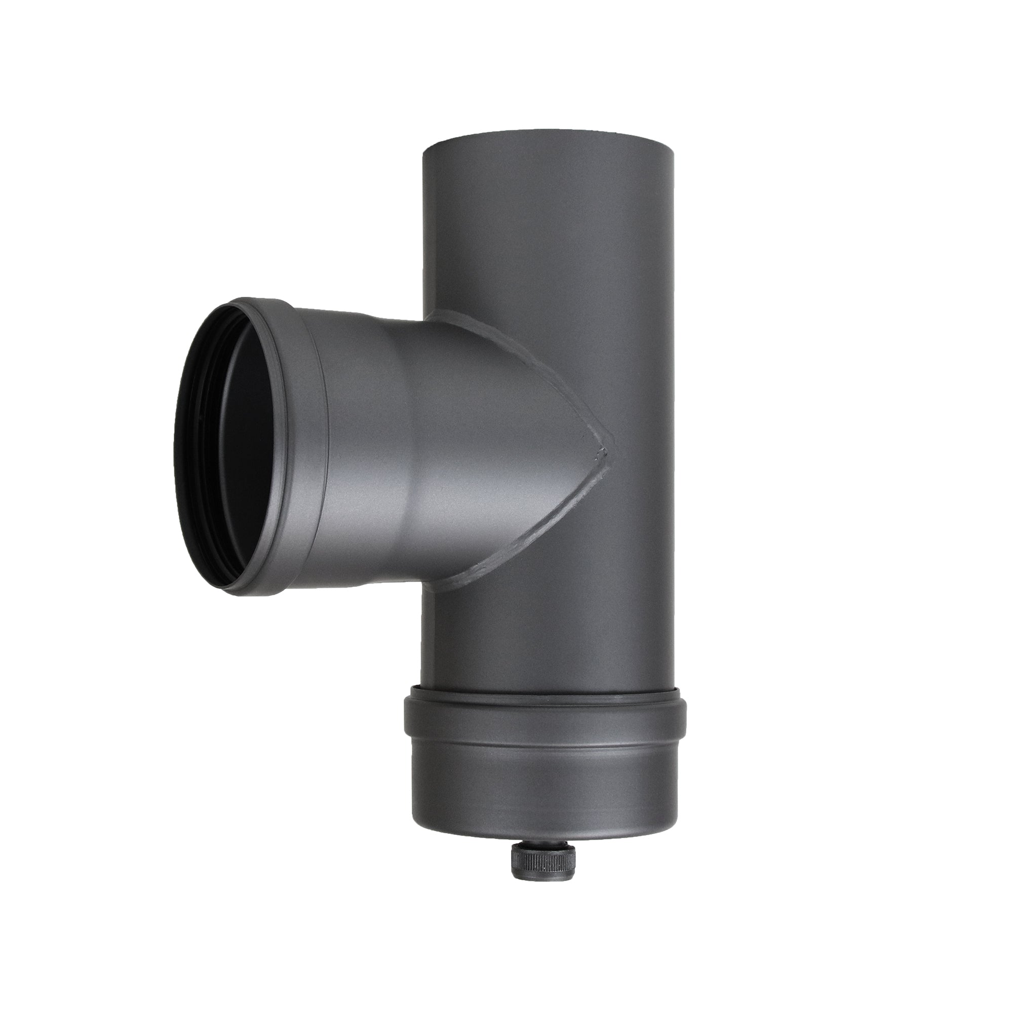 T-Stück mit Kondenskapsel und Ablauf