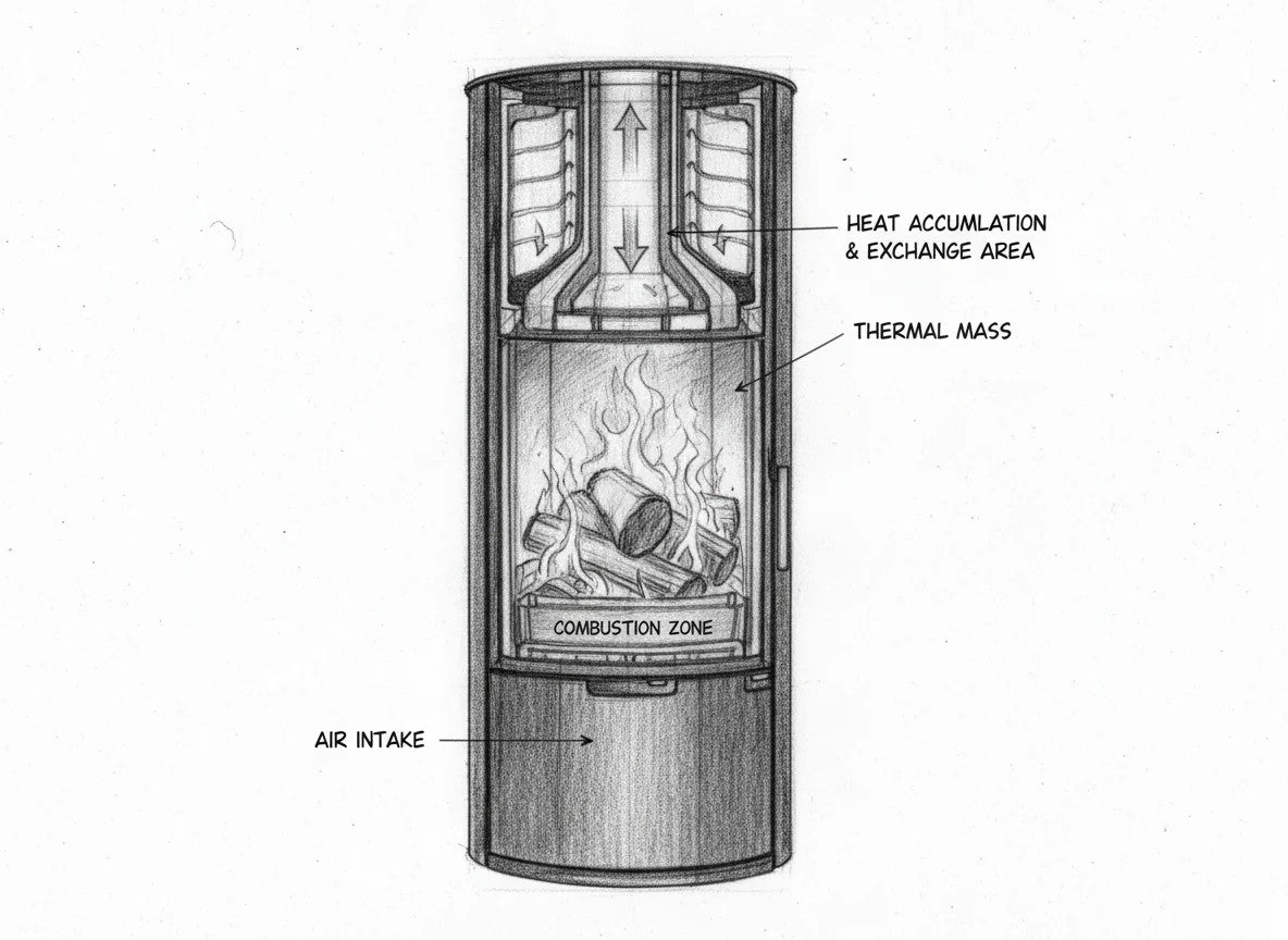 Speichersteine für Ember Kaminöfen