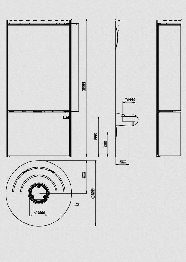 Ember Kamin F-14 VG Vollglastür