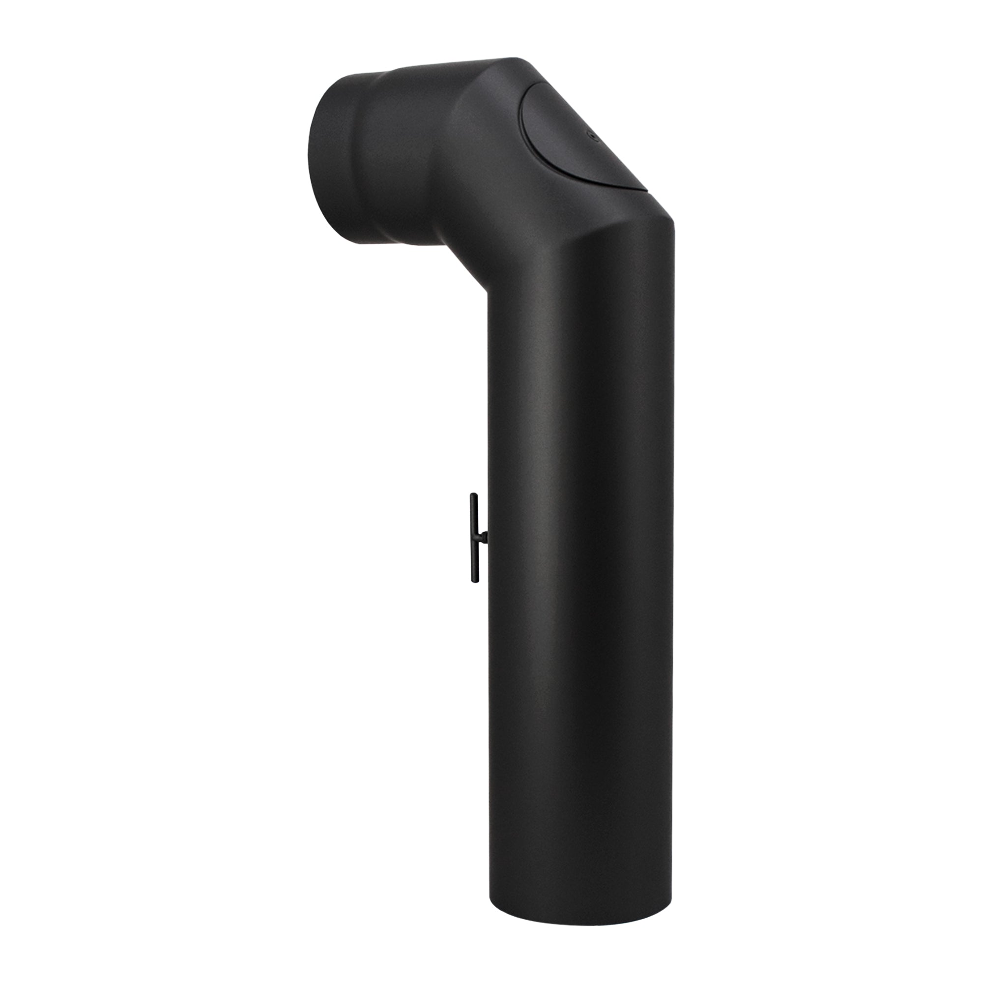 Hauptrohr-Set 2x abgewinkelt kurz (2x 45°) mit Drosselklappe und Reinigungstür