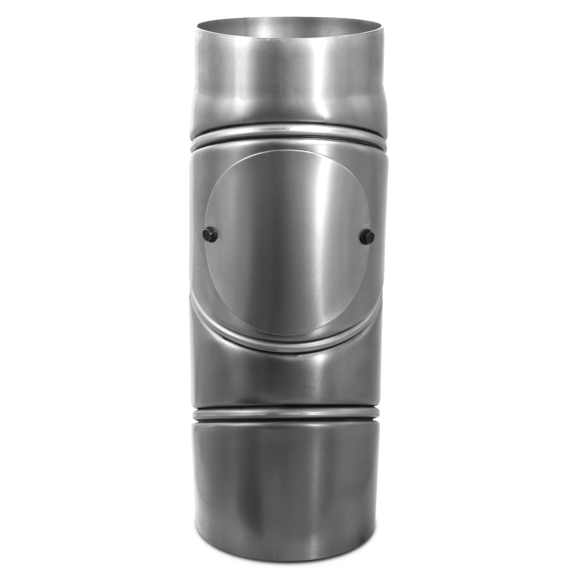 Stovepipe elbow 0° - 135° adjustable with cleaning door