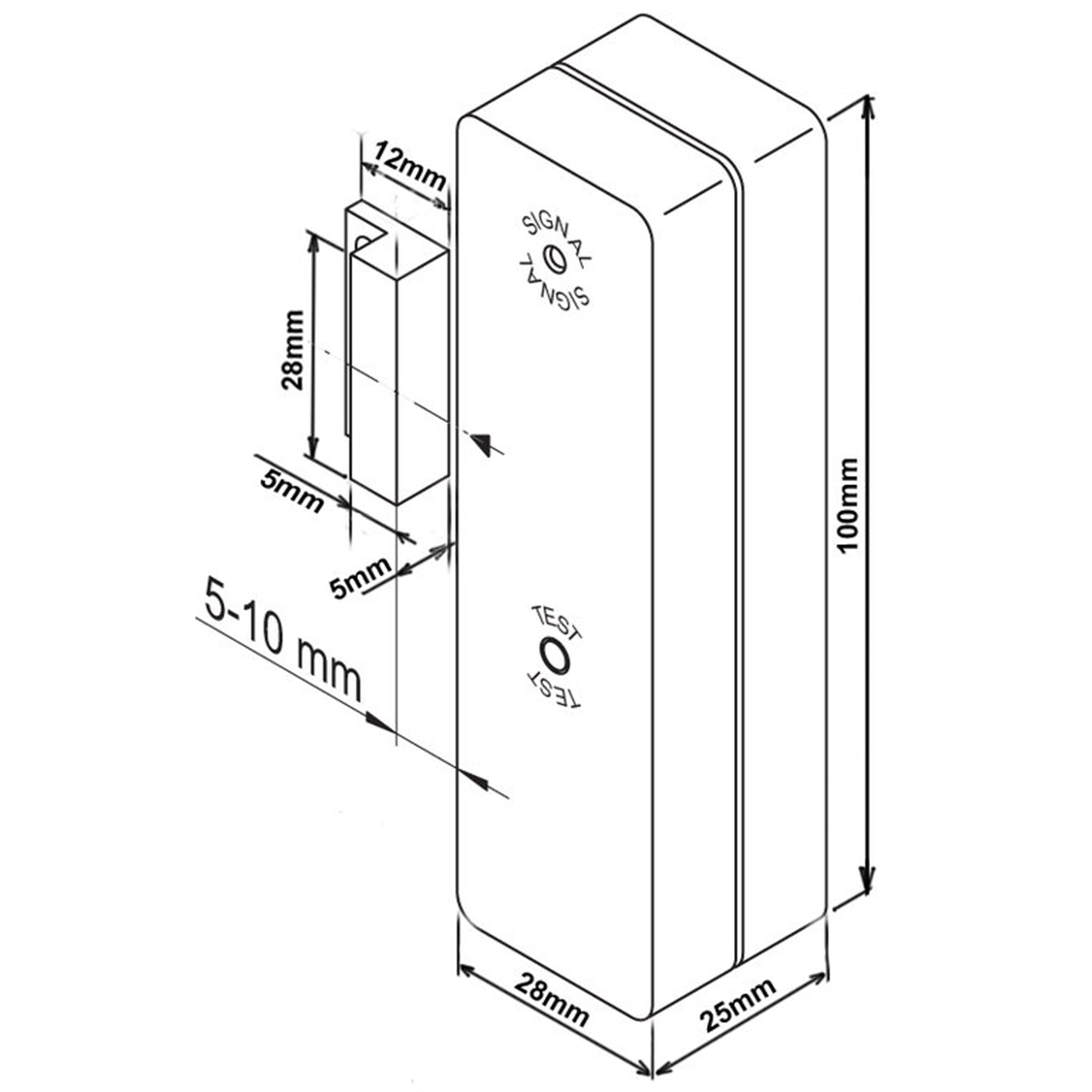 BROKO BL220FT | Radio receiver with temperature sensor