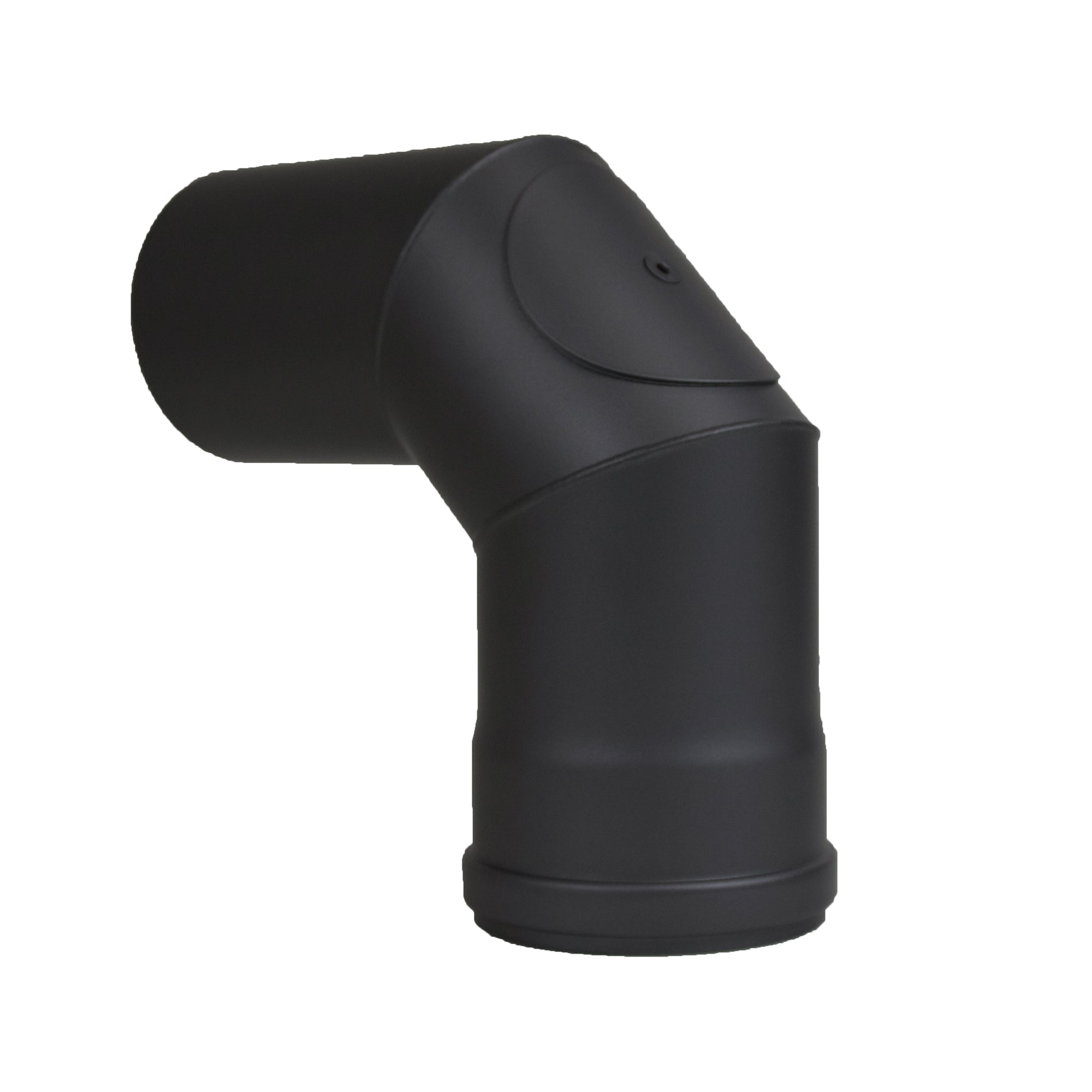 Pellet Stovepipe elbow 90° (2x45°) with cleaning door