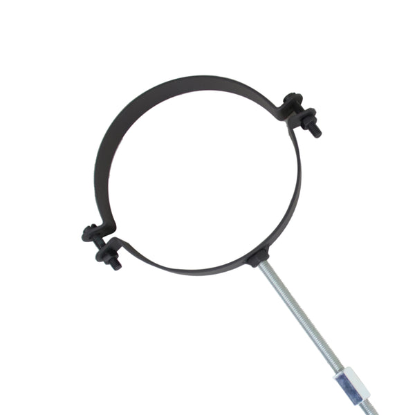 WOLFPACK Rohrschelle Für Pelletofen Mit Halterung, 2 Stück, Für Rohrdurchmesser 80 Mm – Linea Professional