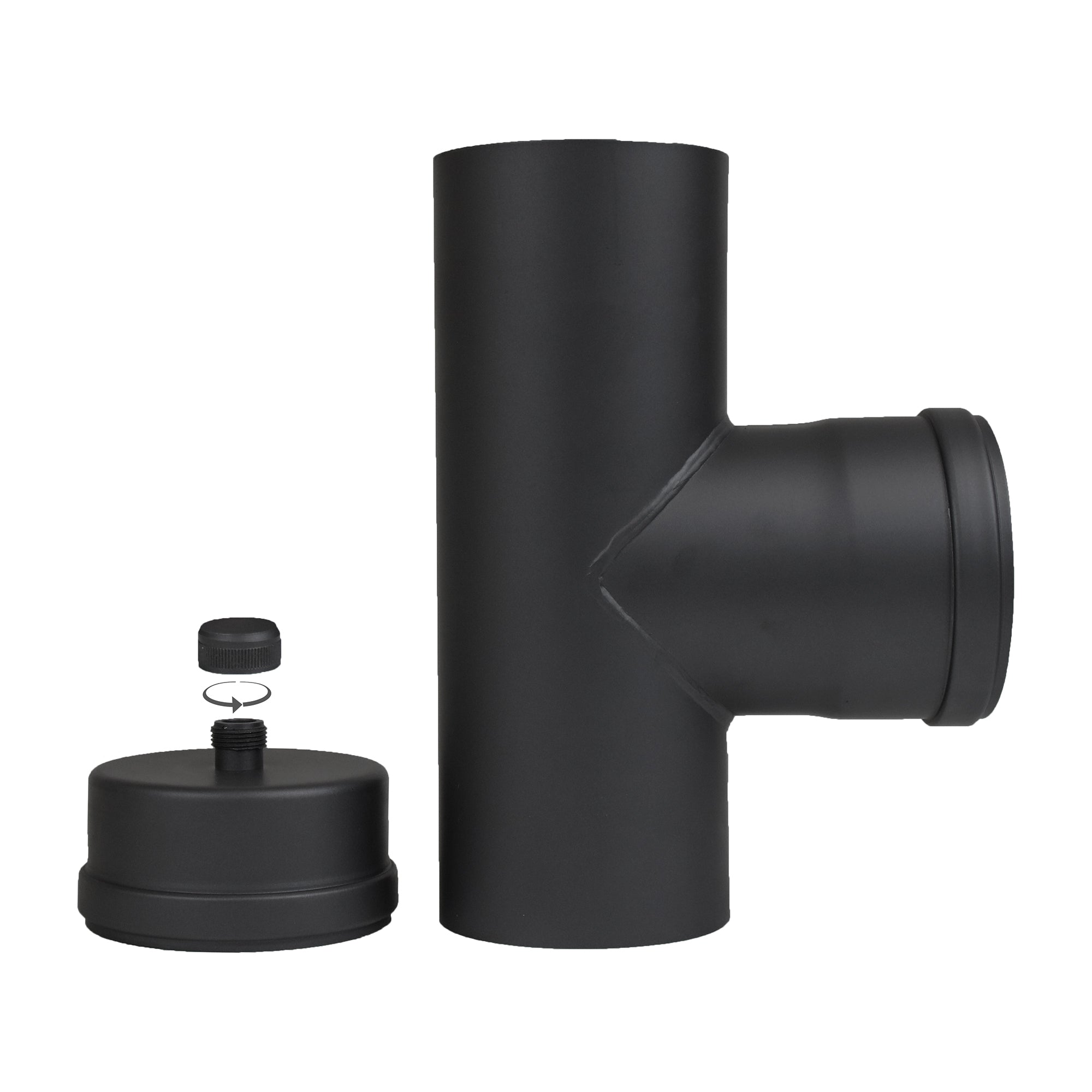 T-piece with condensation capsule