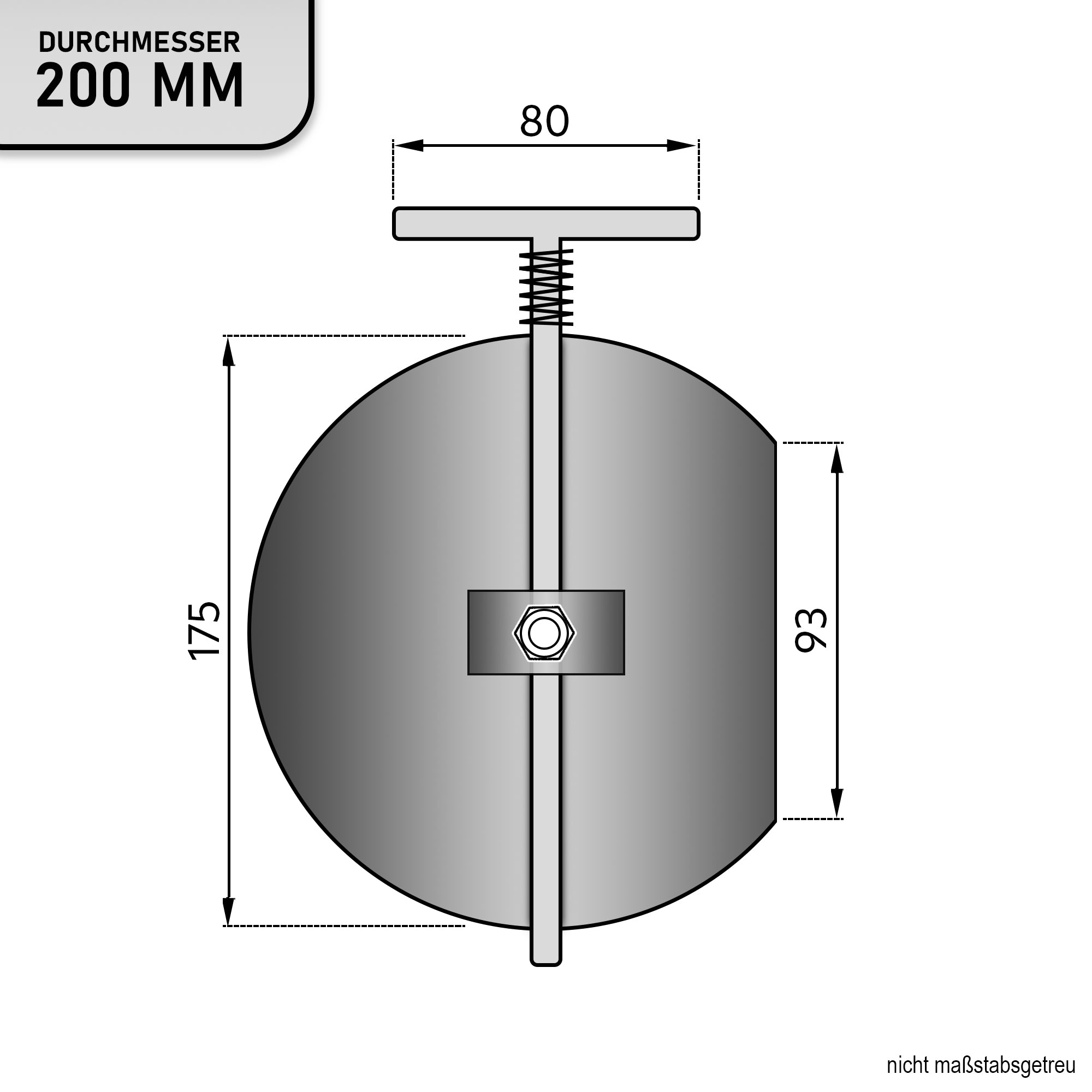 Drosselklappe 160mm, 12,90 €